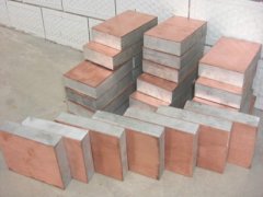 Bimetallic flat busbar