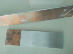 Bimetallic conductive transition plate