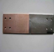 Copper-aluminum composite connecting sheet for lithium batte