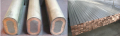 Titanium copper explosive clad rod